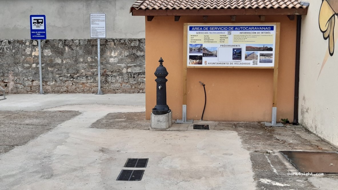 Área de autocaravanas de Villadiego