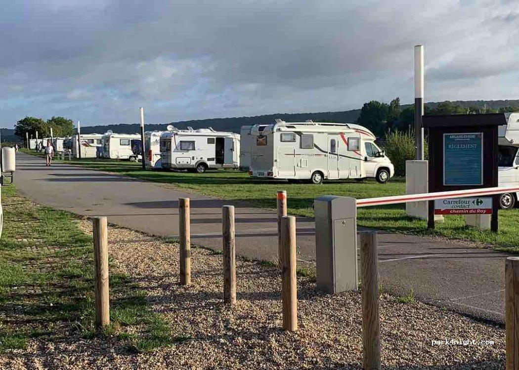 Aire camping-car La Mailleraye-sur-Seine