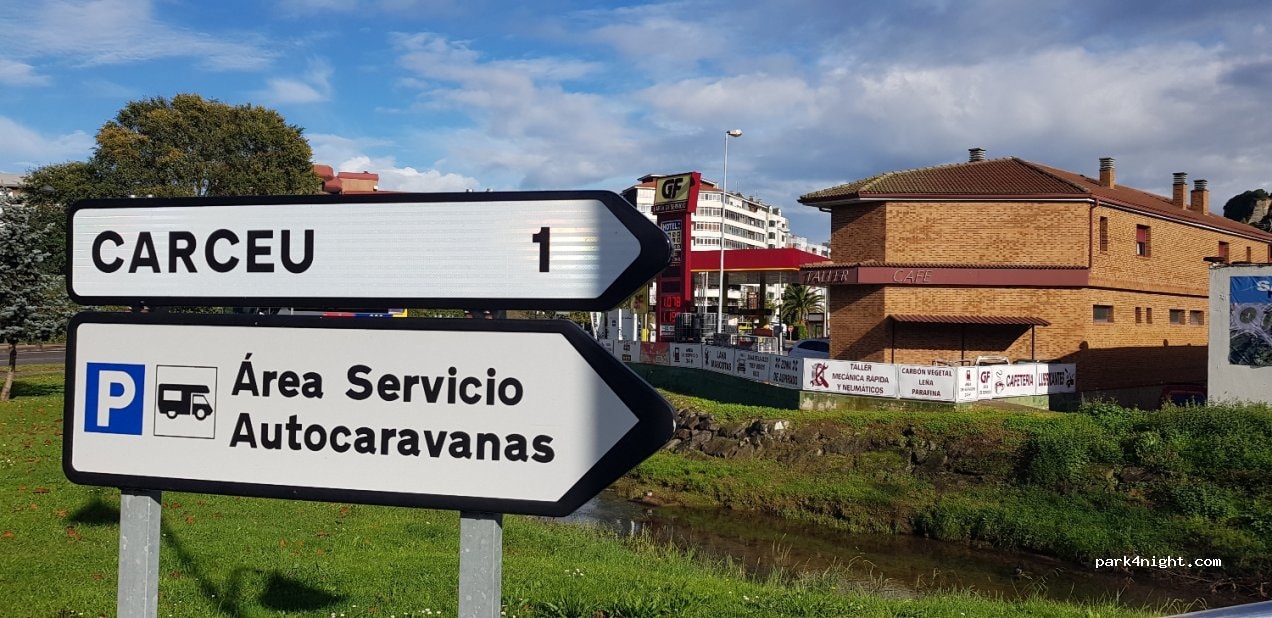 Área servicios Autocaravanas