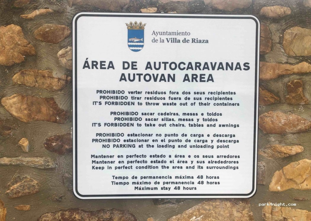 Área autocaravanas Riaza