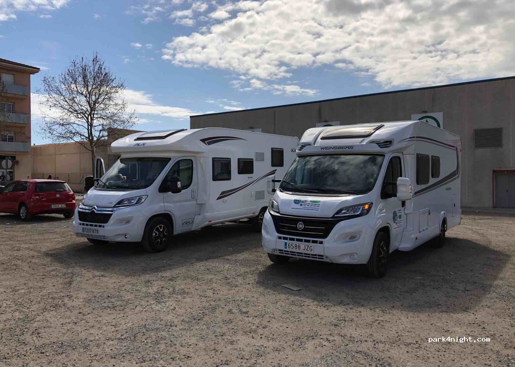 Area scarico camper