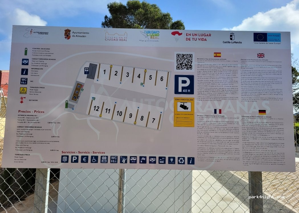 Área autocaravanas Almadén