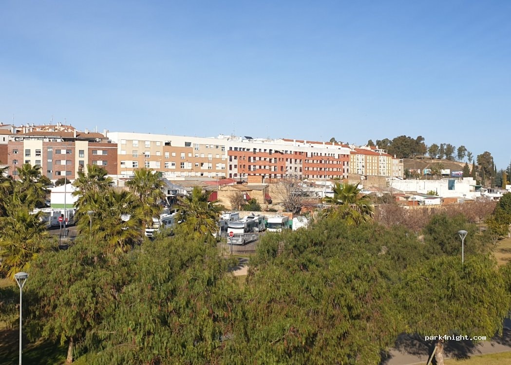 Área autocaravanas Badajoz