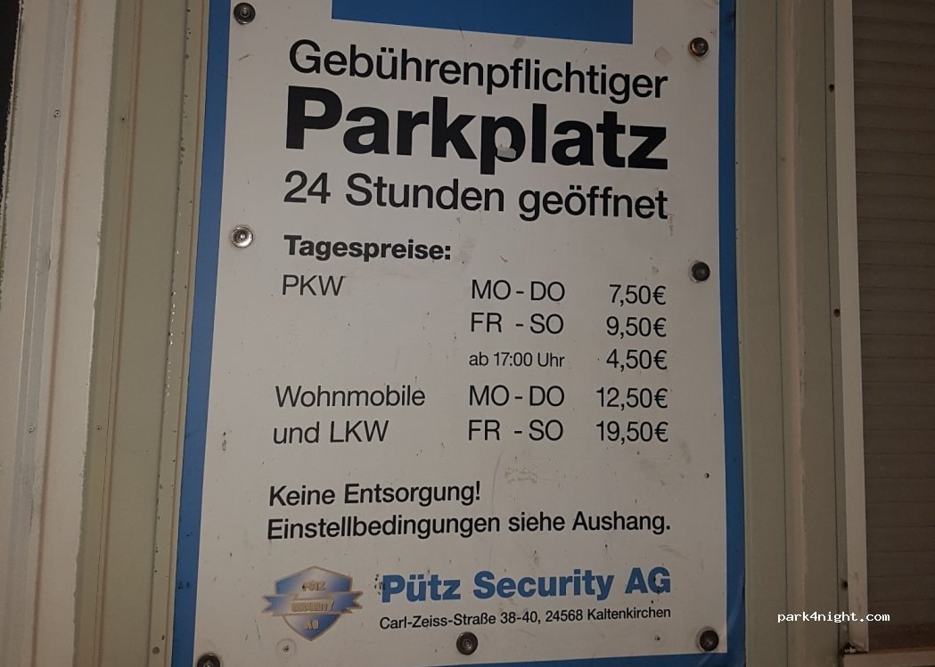 Wohnmobilparkplatz St. Pauli Hafenstraße 89