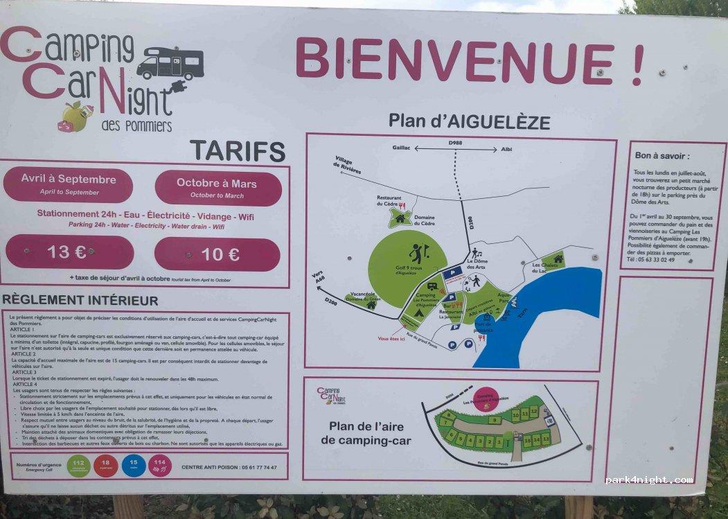 Aire de Camping-Cars "CampingCarNight des Pommiers"