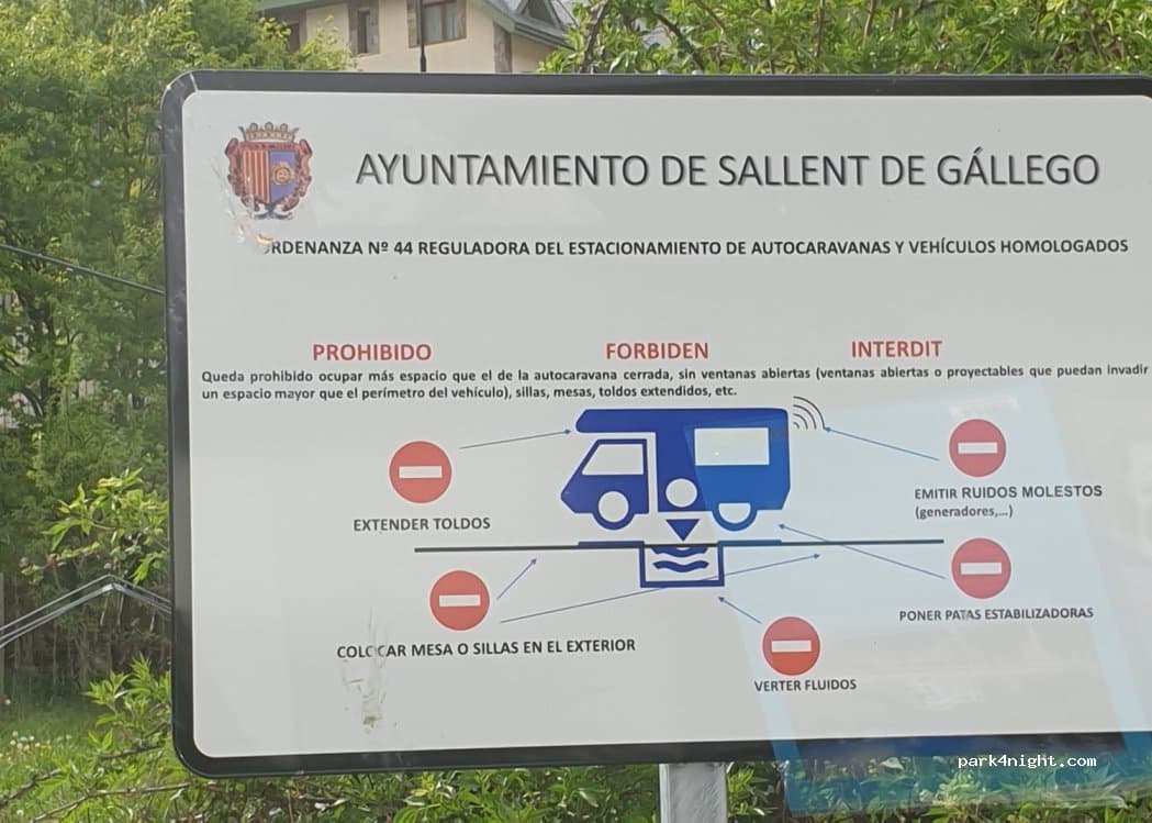 Área autocaravanas Sallent