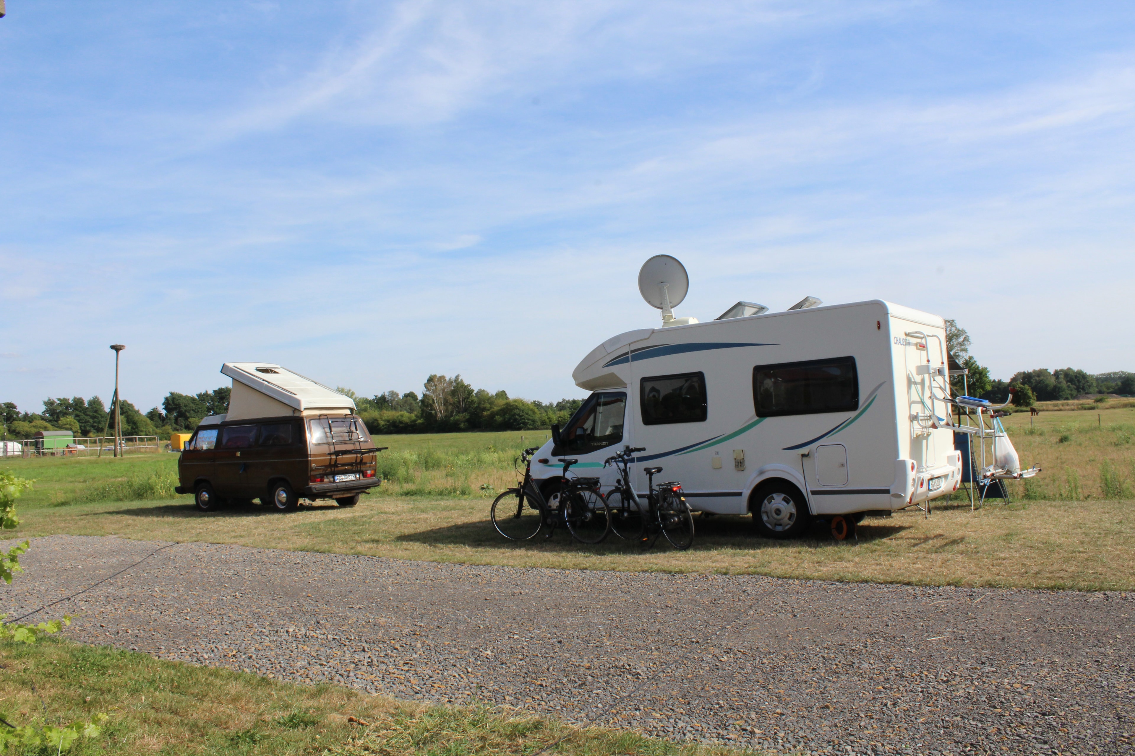 Wohnmobilstellplatz an der Poitou-Eselweide