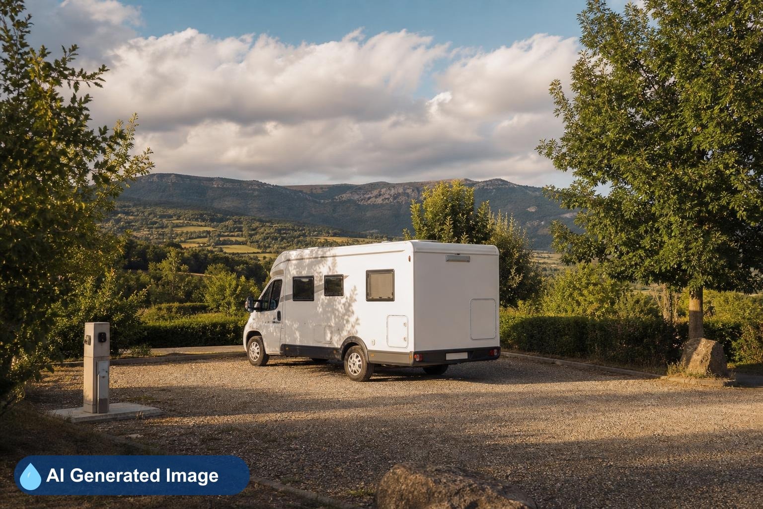 Aire de camping-car de Mende - Montbel