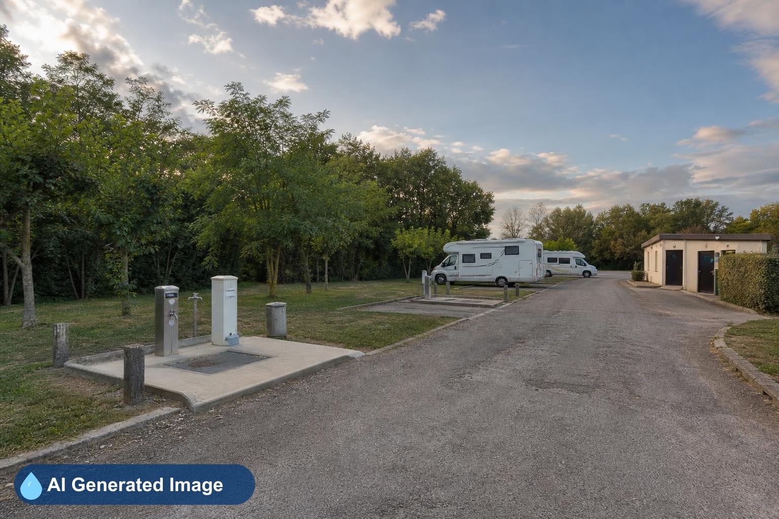 Area Sosta Camper Parcheggio H24 78680 Épône