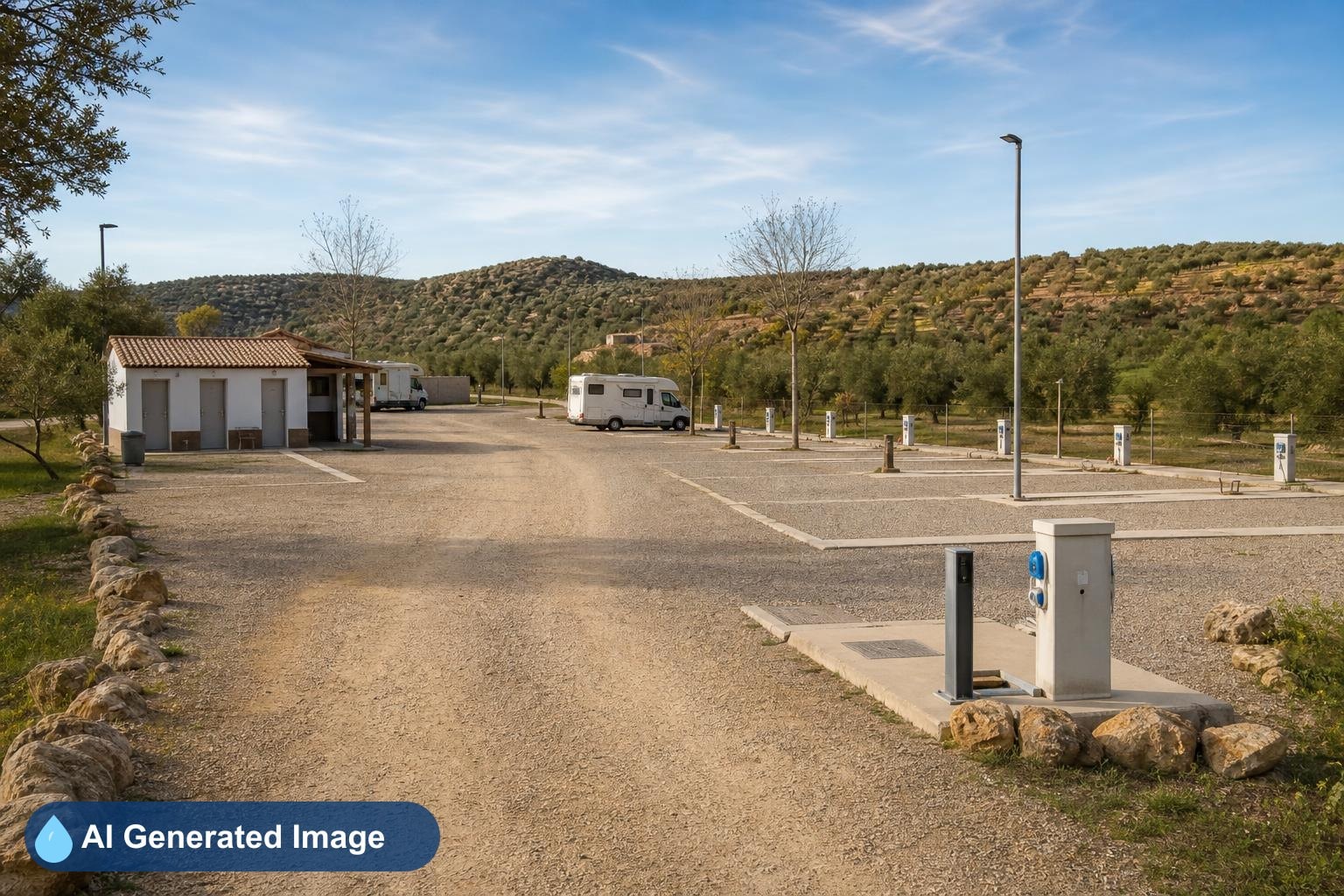 Área autocaravanas Puebla de Cazalla