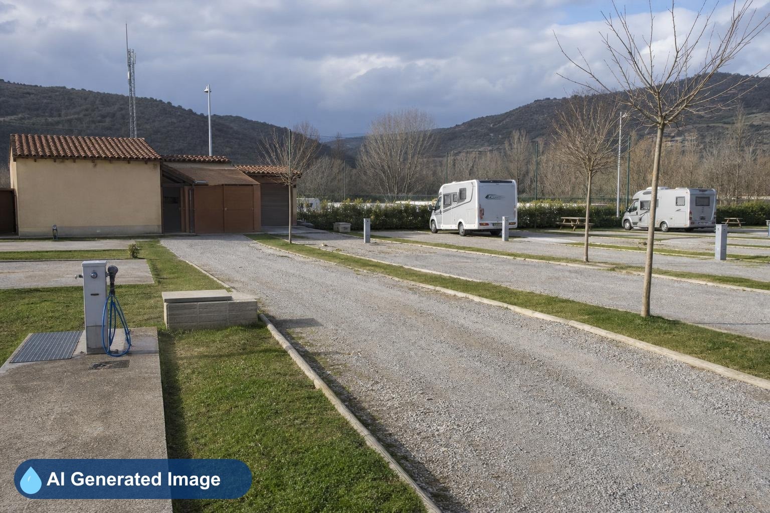 ÁREA DE SERVICIOS PARA AUTOCARAVANAS de Uncastillo.