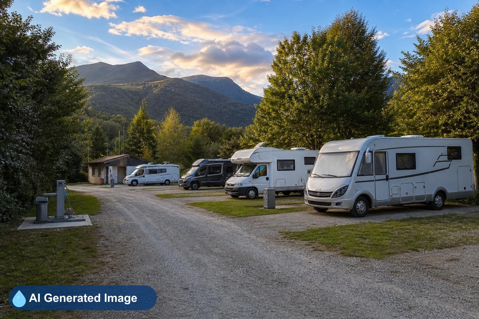 Area sosta Camper Riale