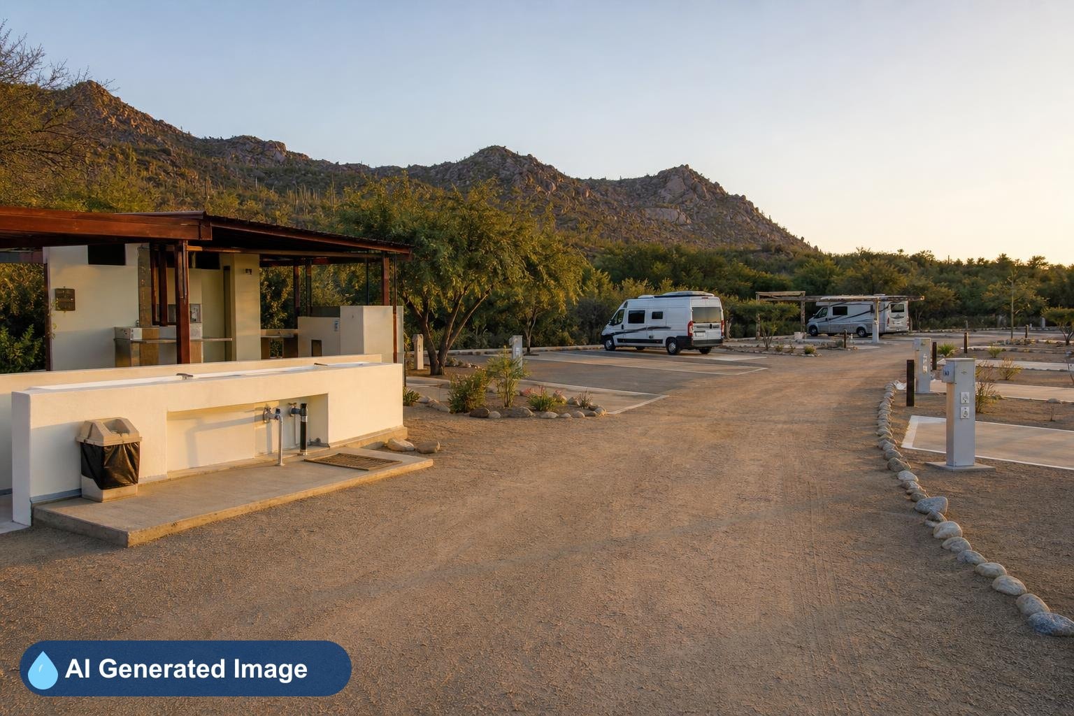 Campground del Ejido de La Ventana y El Sargento
