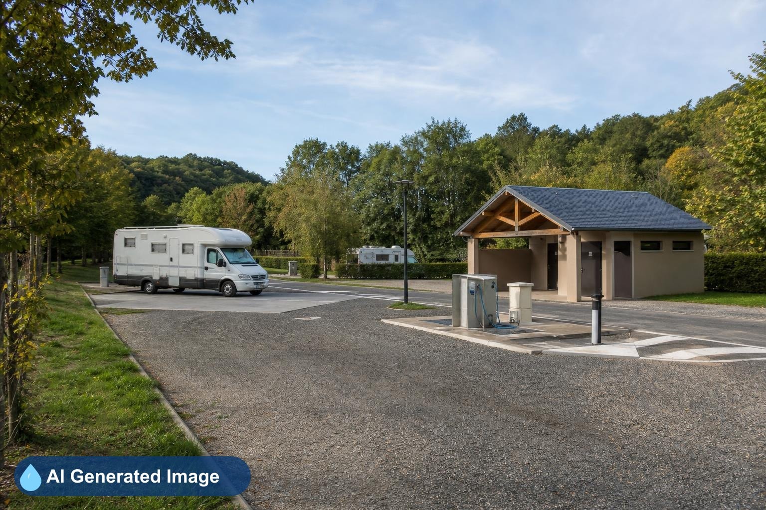 Aire de camping-car CONDAT SU VEZERE
