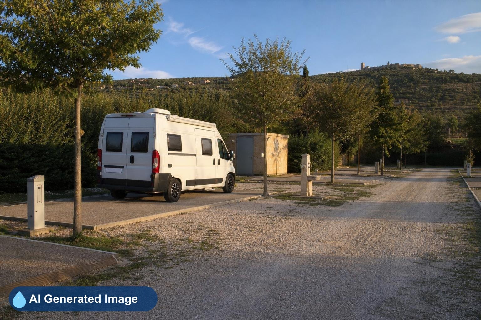 Area sosta camper LEYLAND