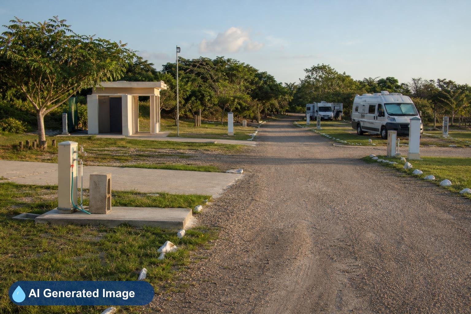 Campamento tortugero mar de plata. trailer park