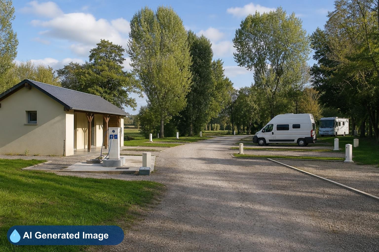 Aire de camping-car St Genouph