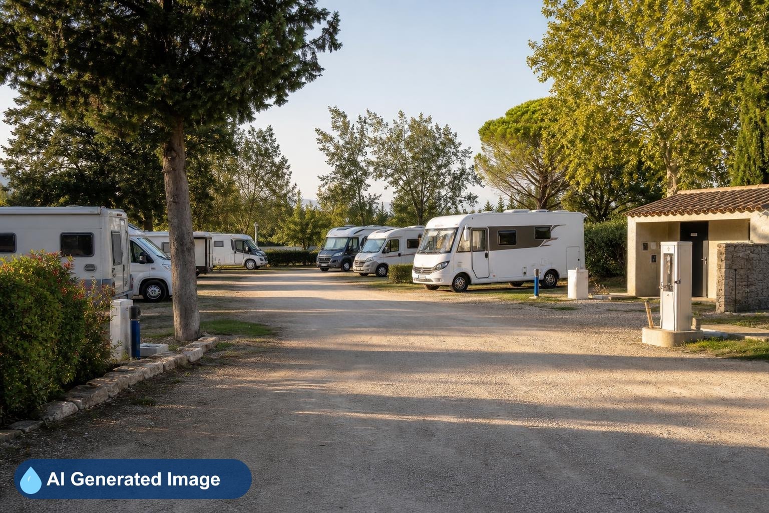 Aire de camping-car - Relais Flot Bleu
