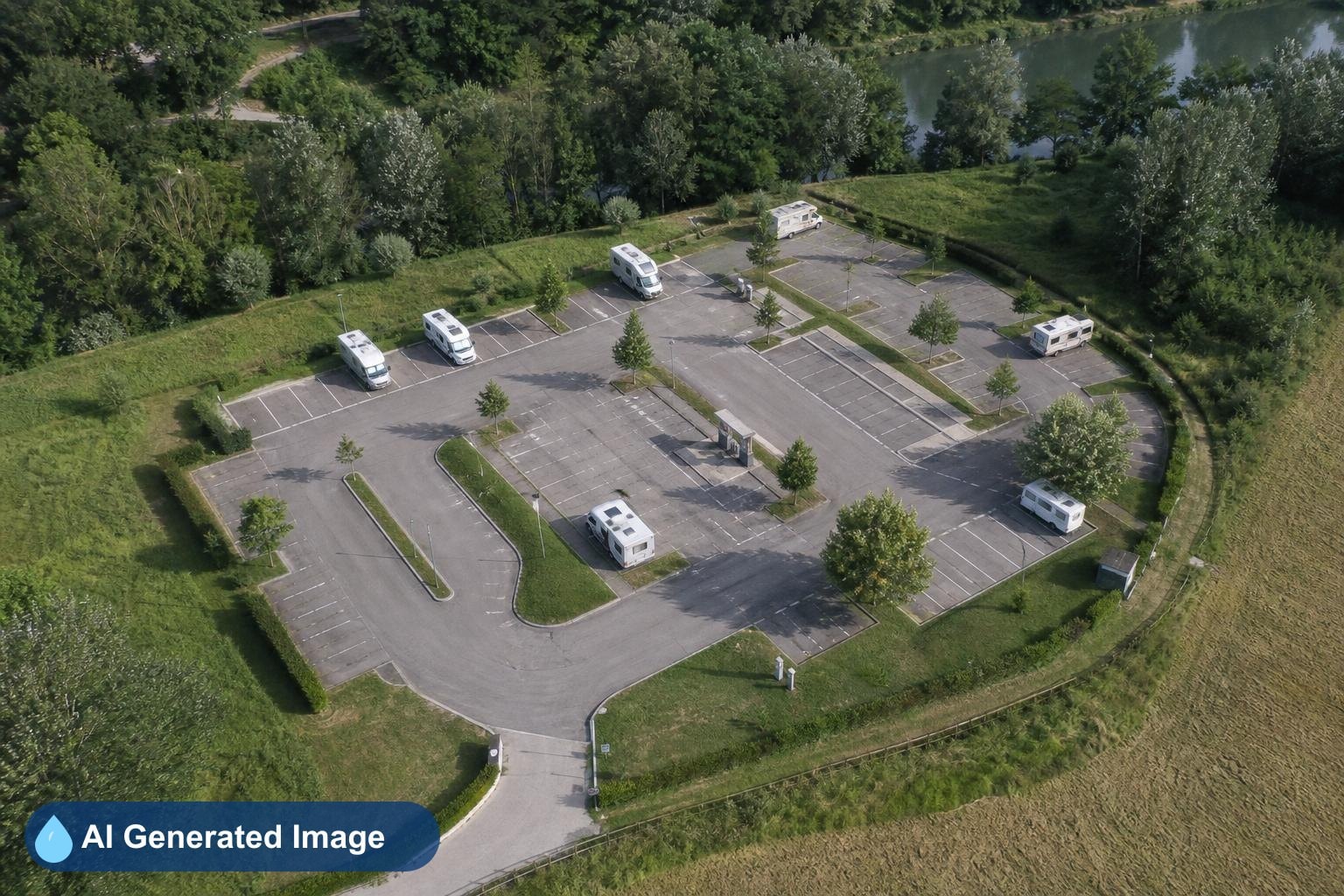 Area di Sosta Camper Service "La Spiaggetta sul Nera"