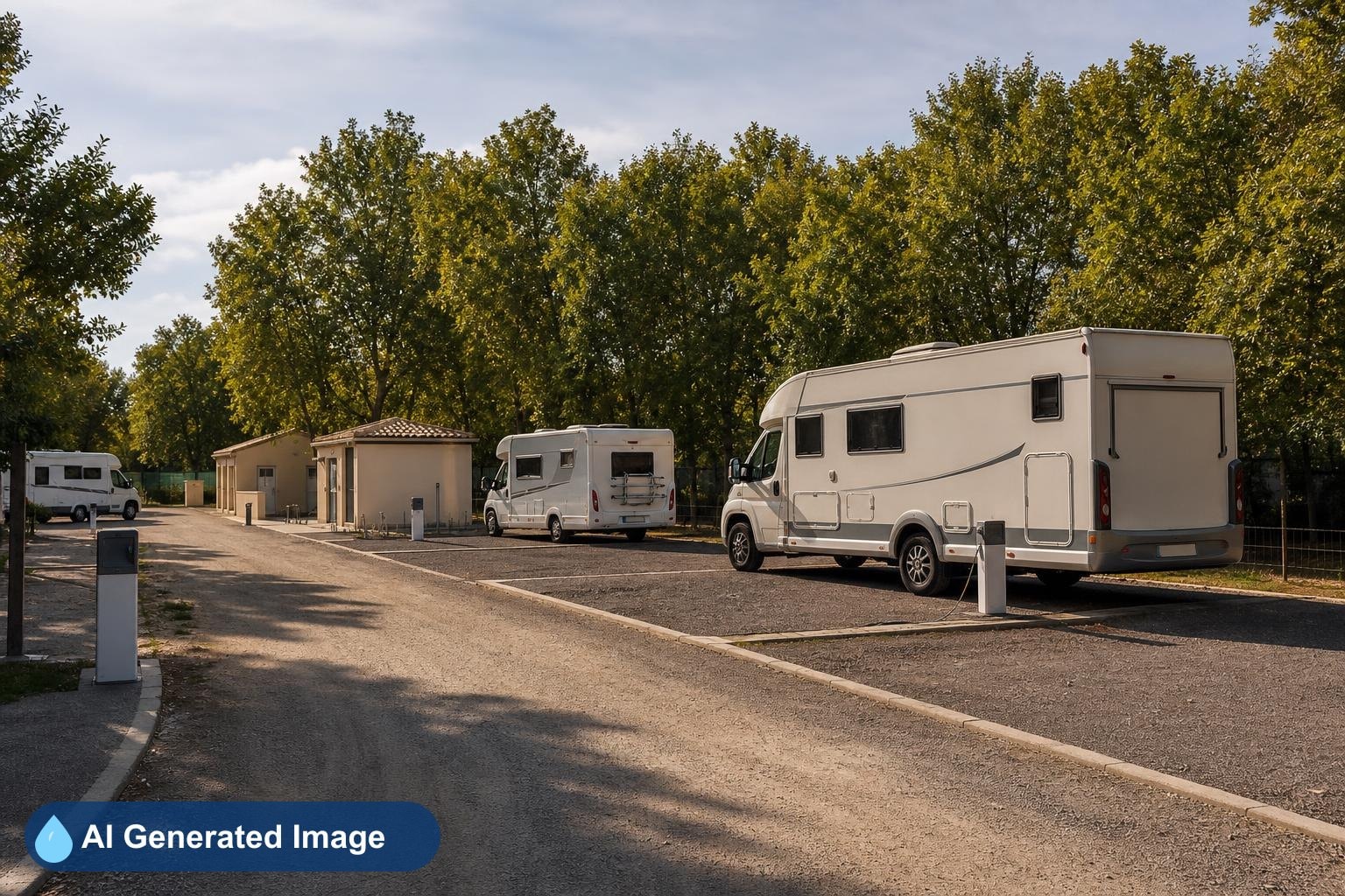 Aire Camping-car en Ville Avignon
