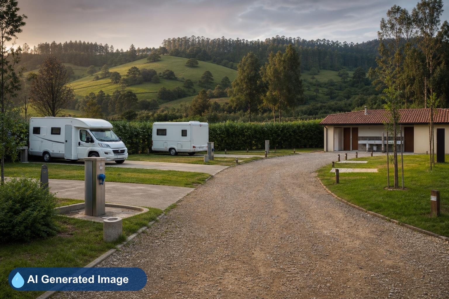 Área autocaravanas Las Hazas