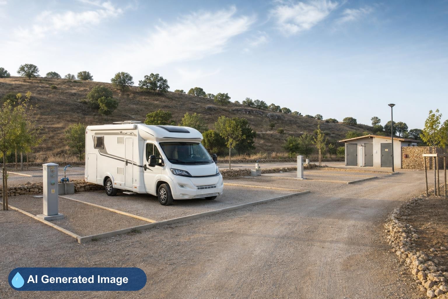 Estacionamento Autocaravanas e Carros