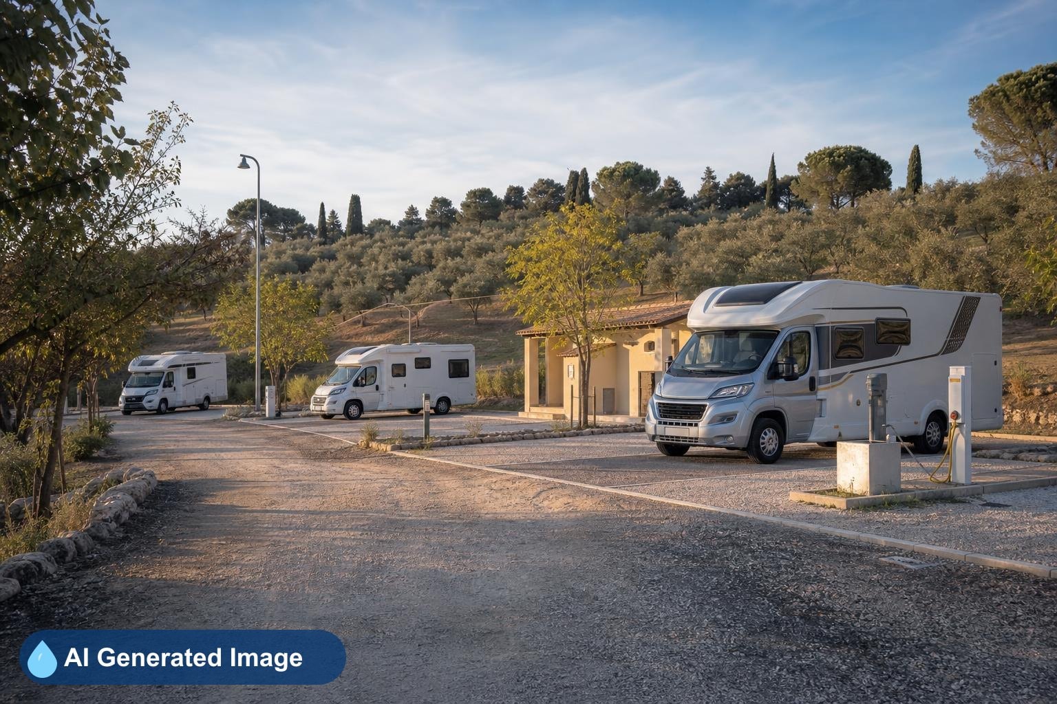 Area sosta Camper Saturnia