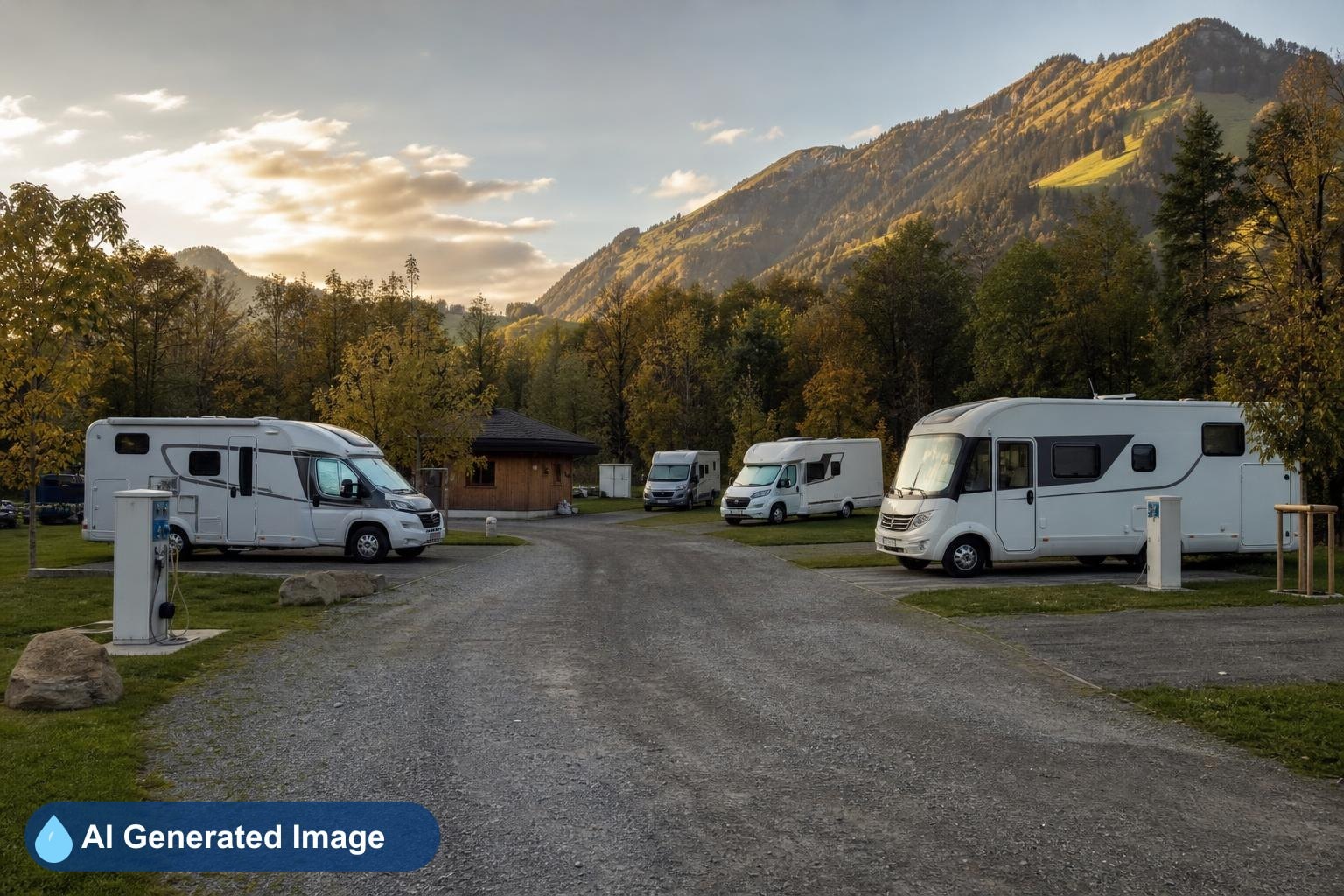 Stellplatz für Wohnmobile
