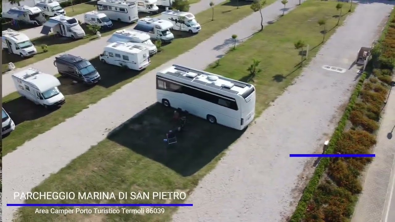 Area camper porto di Termoli