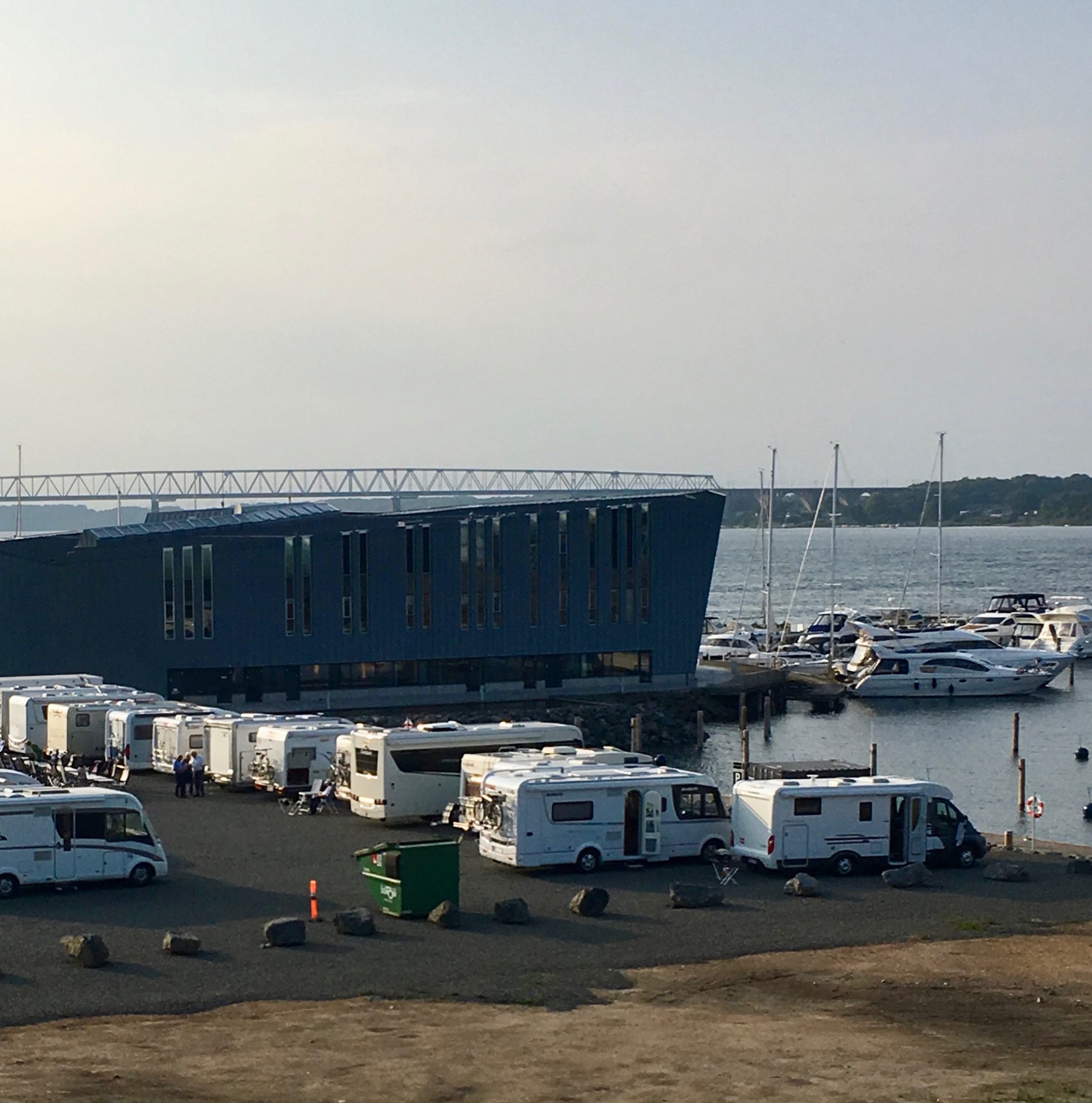 Autocamperplads Middelfart marina