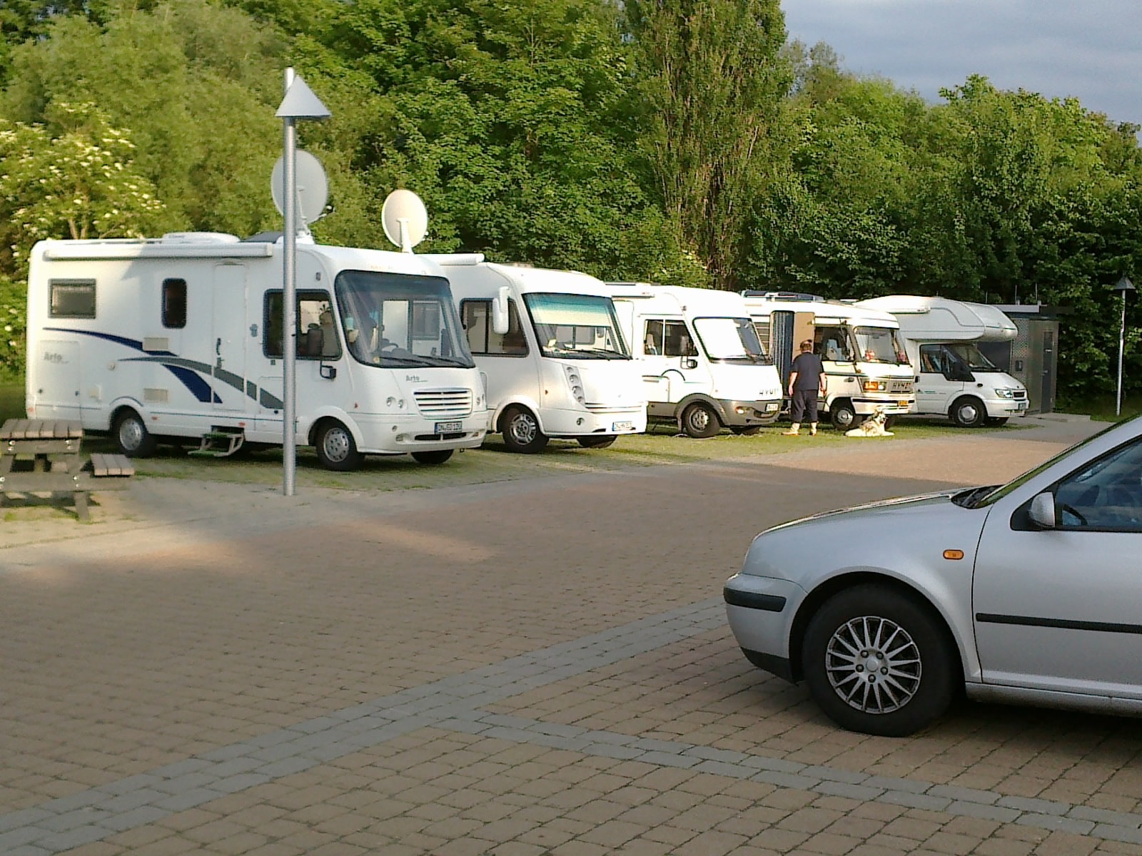 Womo Stellplatz mit Entsorgung