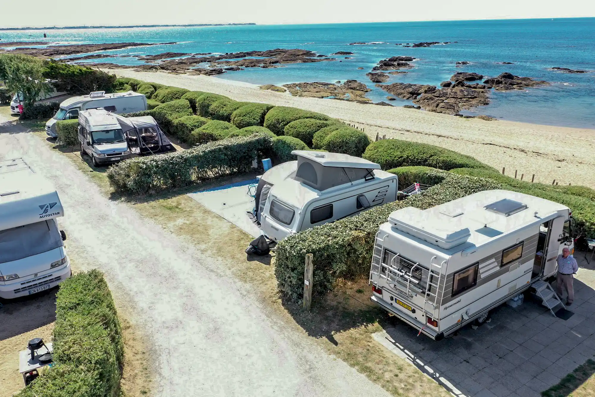 Aire Camping-car Par. La grande falaise