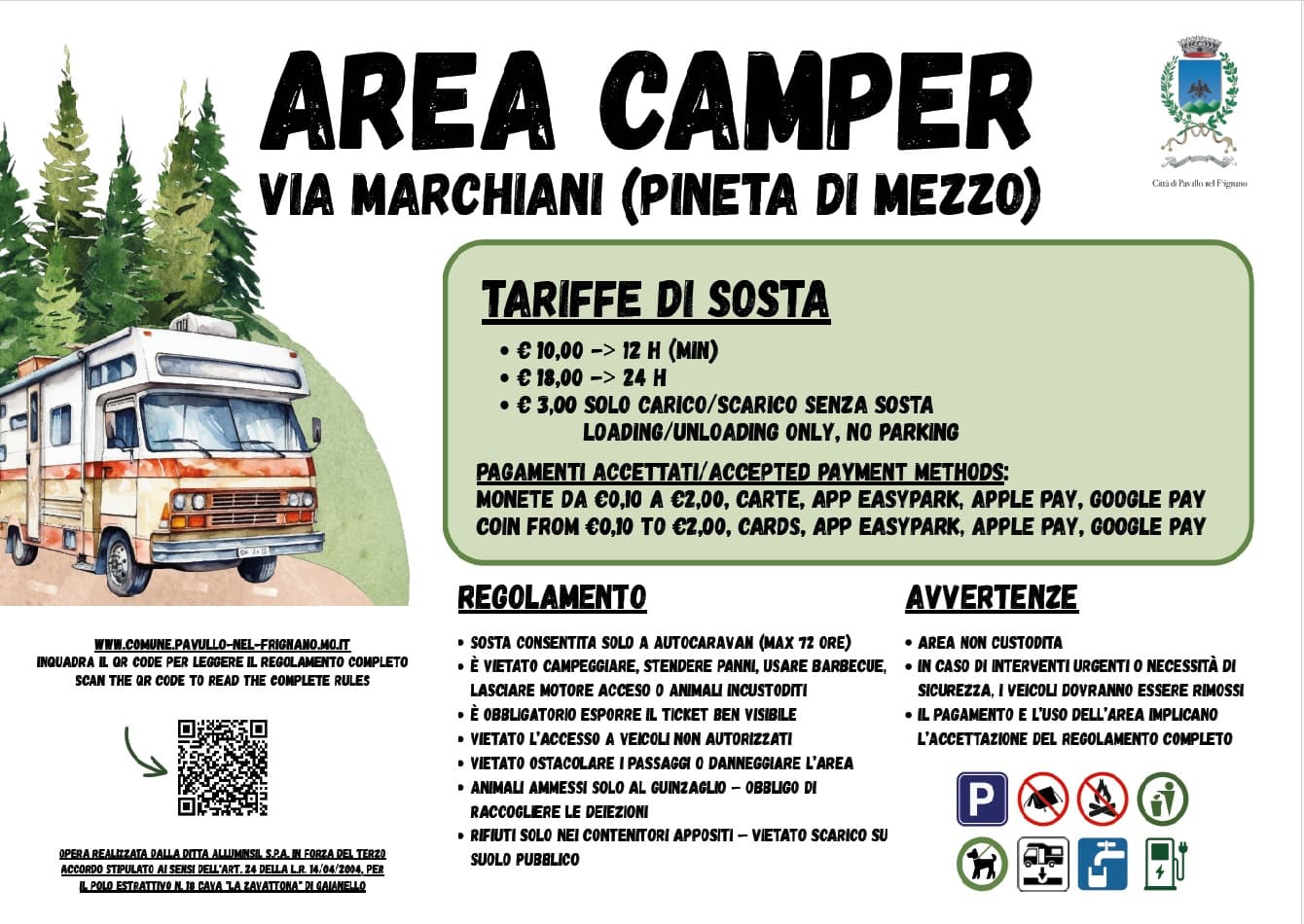 Area Sosta Camper - Pavullo