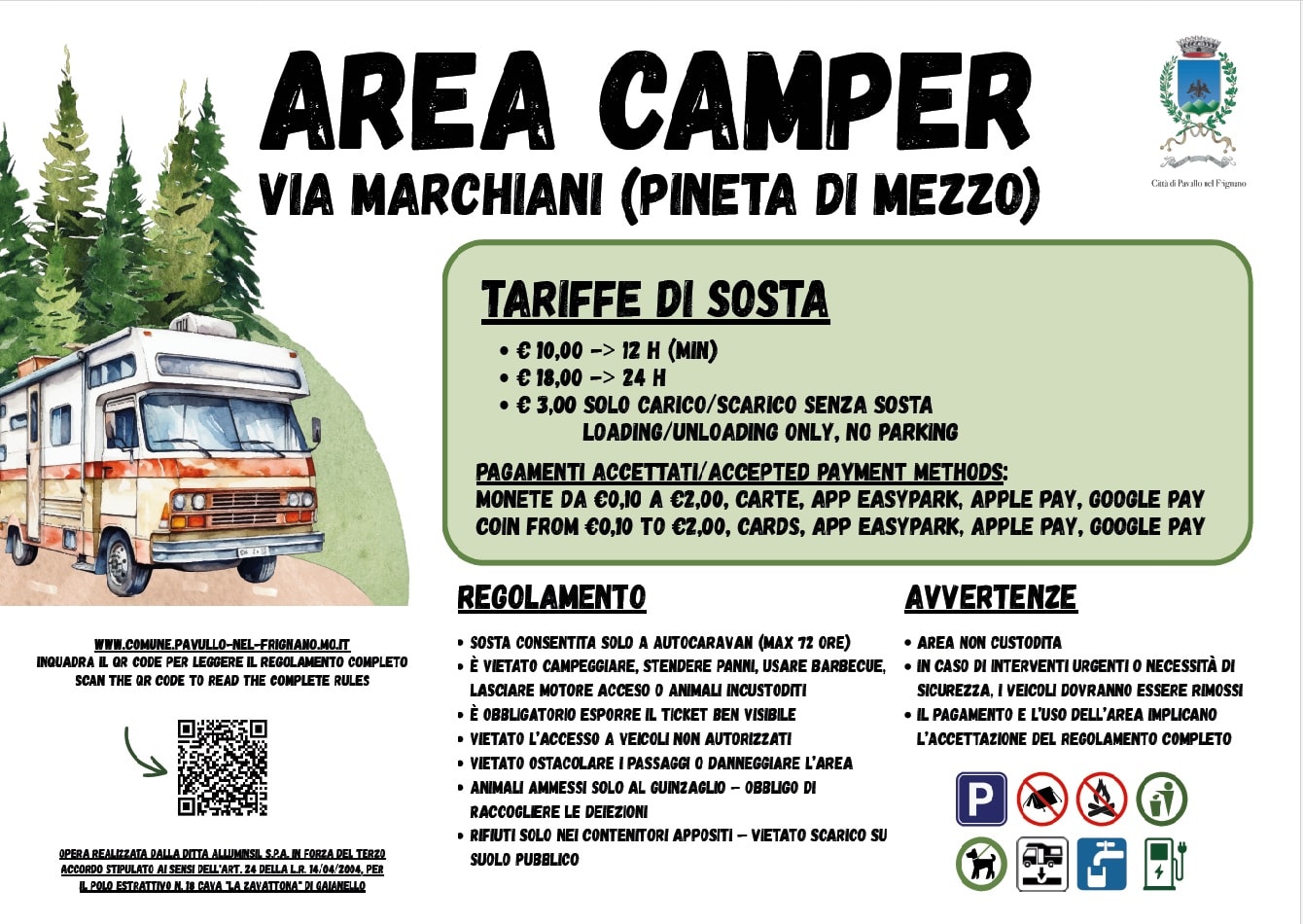 Area Sosta Camper - Pavullo