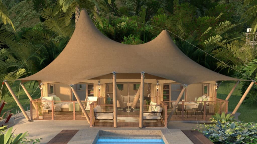 Glamping Area Picnic Aurora